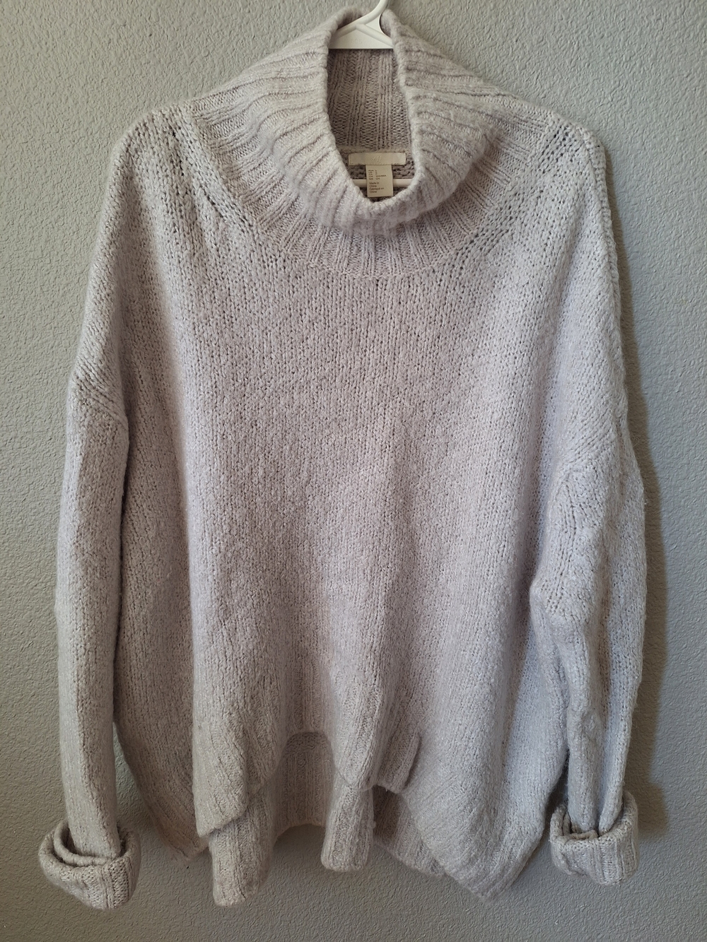 H&M Cream Cozy Cowlneck Sweater